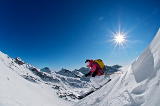 Monterosa Skigebiet bei Gressoney La Trinité