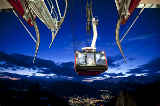 Mit der neuen Bergbahn zur Merano 2000 night 