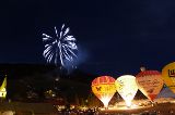 Ballonglühen bei sanfter Walzermusik