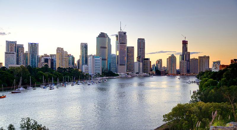 Brisbane vom Känguruh Punkt aus