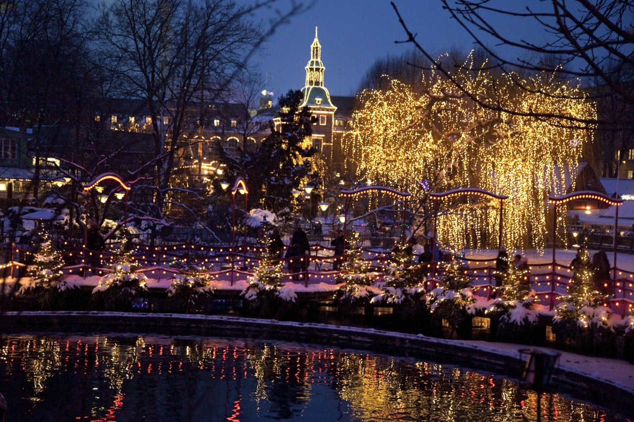 Weihnachten in Tivoli Kopenhagen