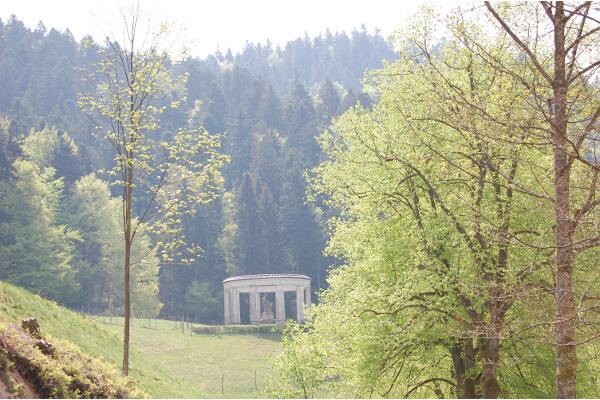 Denkmal bei den Allerheilgenfällen - Klosterruine Allerheilgen