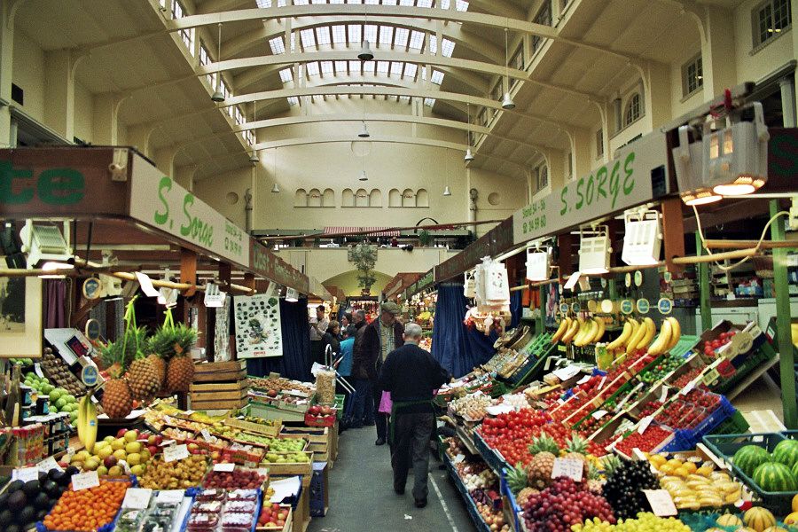 In der Stuttgarter Markthalle