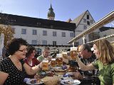 Im Biergarten des Kloster Andechs von Kloster Andechs c/o Kunz & Partner