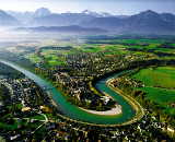 Stadt Laufen mit der Salzschleife von berchtesgadener-land.com c/o Kunz & Partner PR
