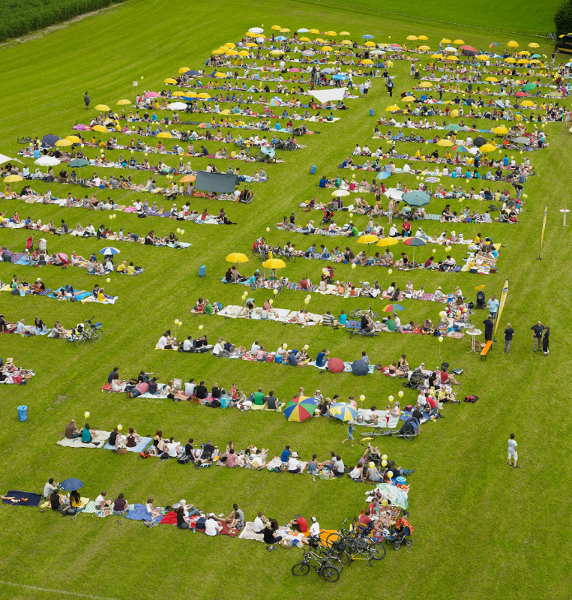 Kilometerlanger Picknickspaß am