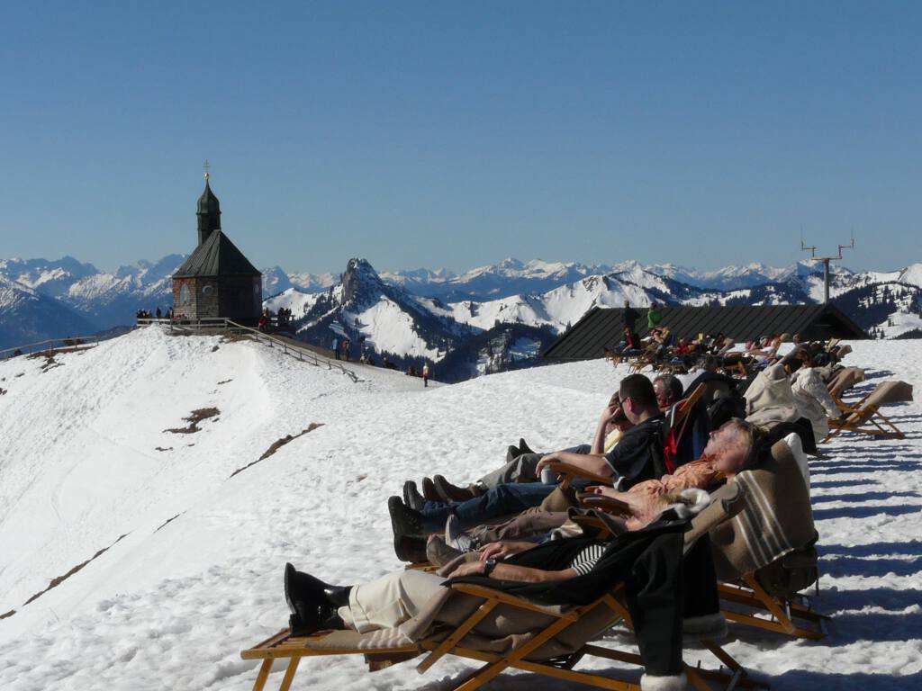 Sonnenliegen auf dem Wallberg