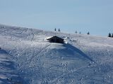 Spuren im Schnee - auf dem Wallberg