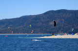 Kiten auf dem Walchensee