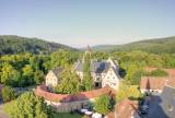 Schloss Büdingen vom Kirchturm aus gesehen von Sven Teschke - Eigenes Werk,  