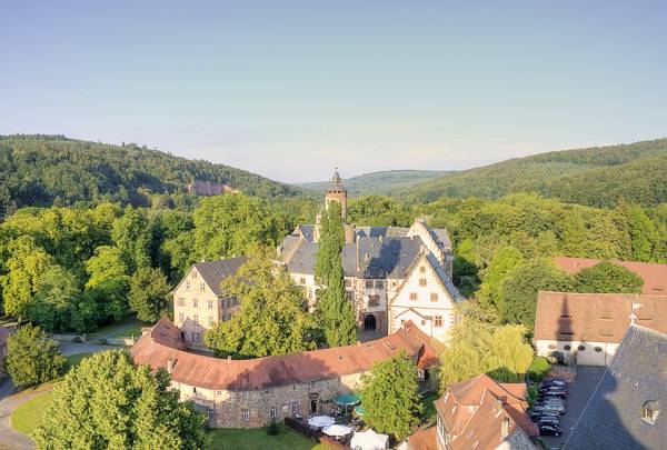 Schloss Büdingen vom Kirchturm aus gesehen