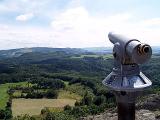 Blick von der Milseburg (Rhön) nach Süden zur Wasserkuppe von Kreuzschnabel