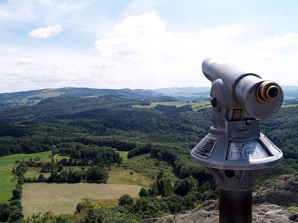 Blick von der Milseburg (Rhön) nach Süden zur Wasserkuppe