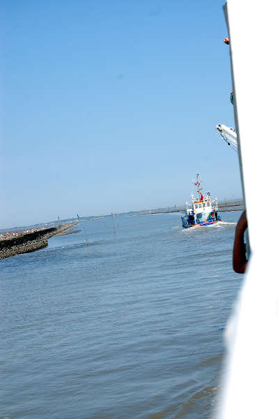 Auf der Fähre nach Langeoog