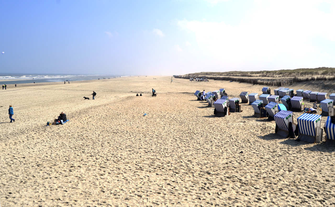 Der Strand von Norderney (Insel)