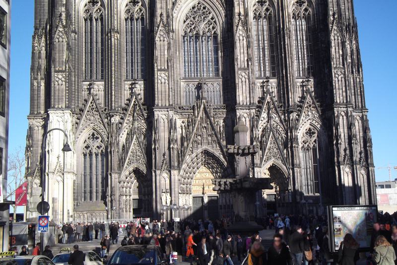 Das Portal vom Kölner Dom