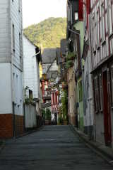 Gasse in der Altstadt von Braubach