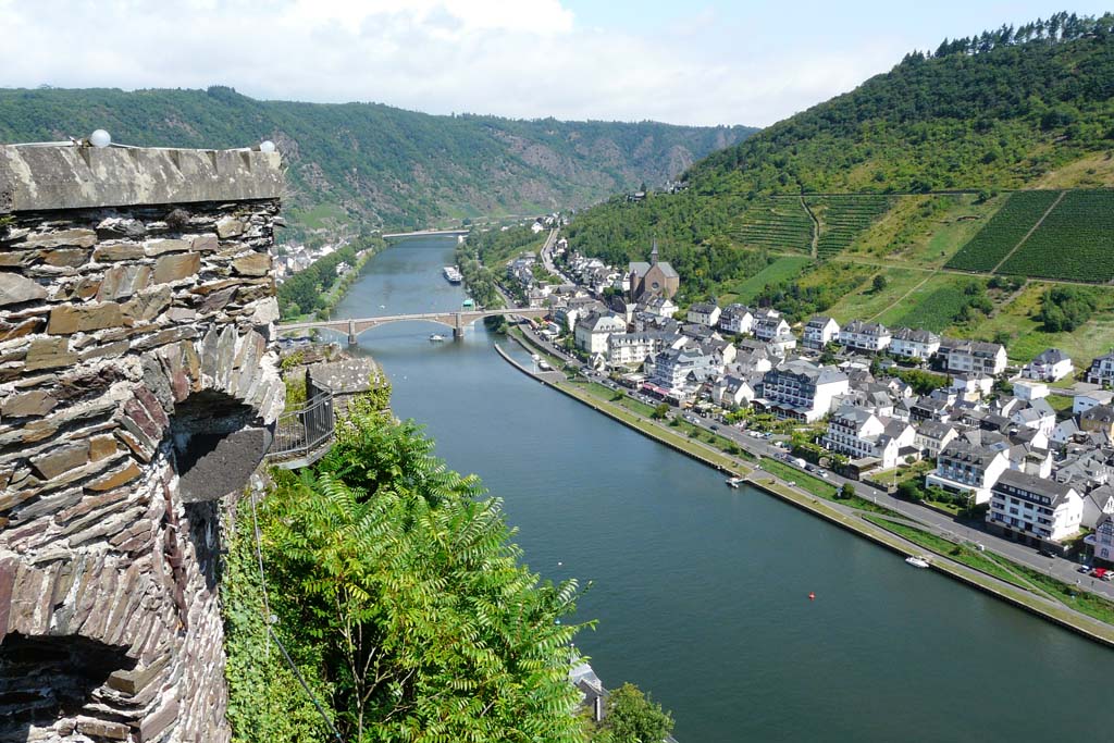 Mosel von der Reichsburg aus