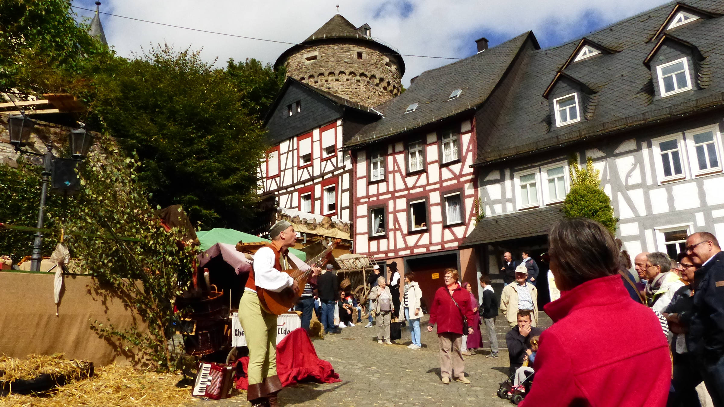 Minnesänger auf dem Schinderhannes Räuberfest