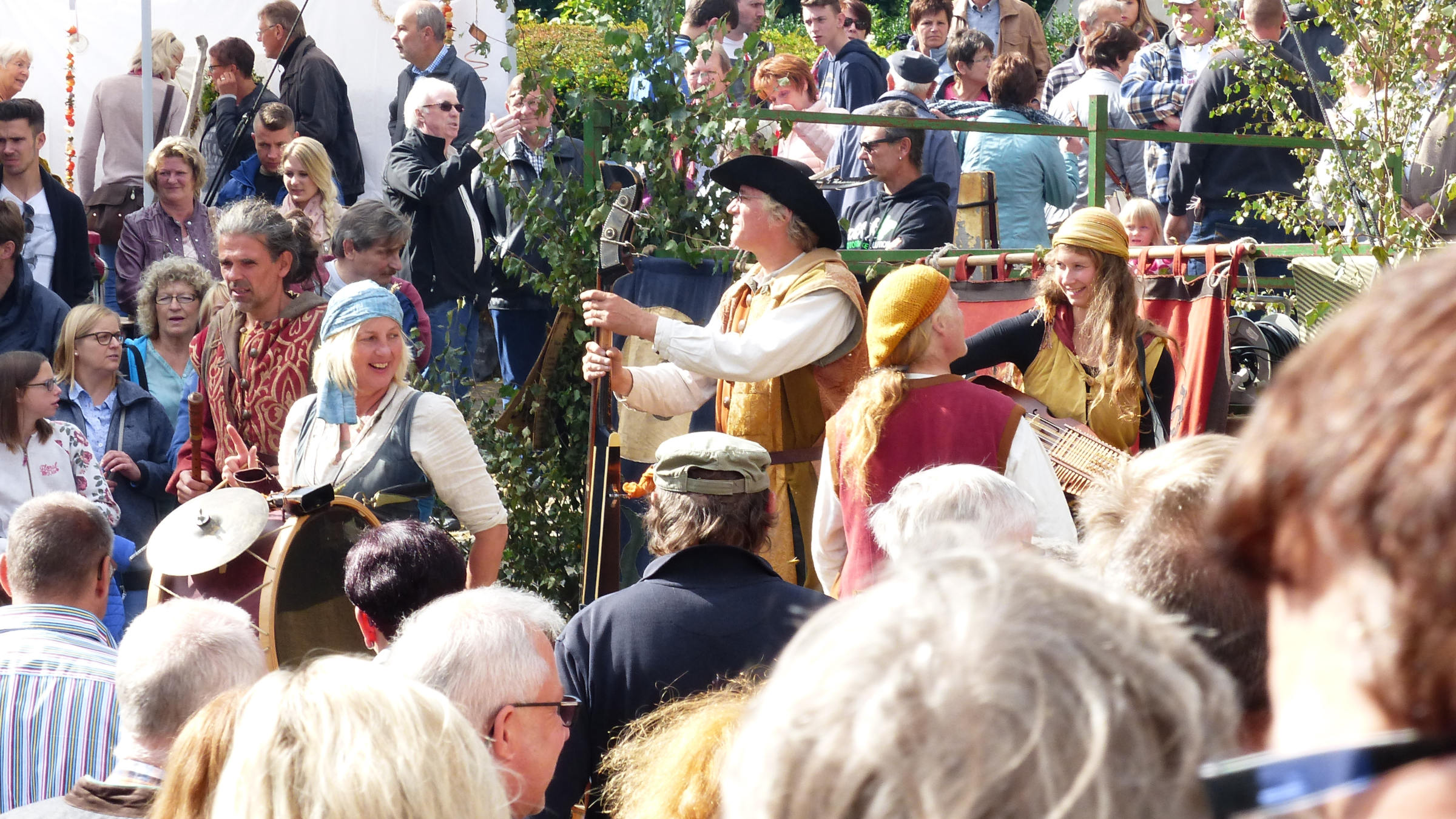 Mittelalterband auf dem Schinderhannes Räuberfest