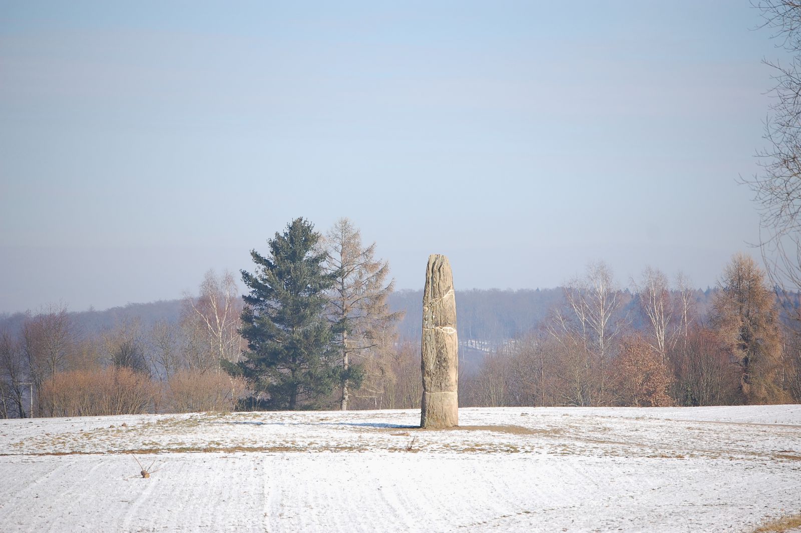 Der Gollenstein - Der größte Menhir Mitteleuropas