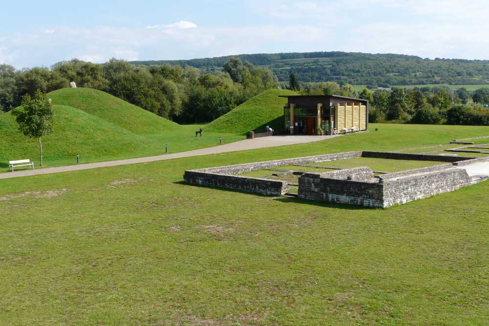 Fürstinnengrab auf dem Gelände des Kulturparks Bliesbrück-Reinheim