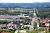 Kaiserstraße gesehen vom Schlossberg