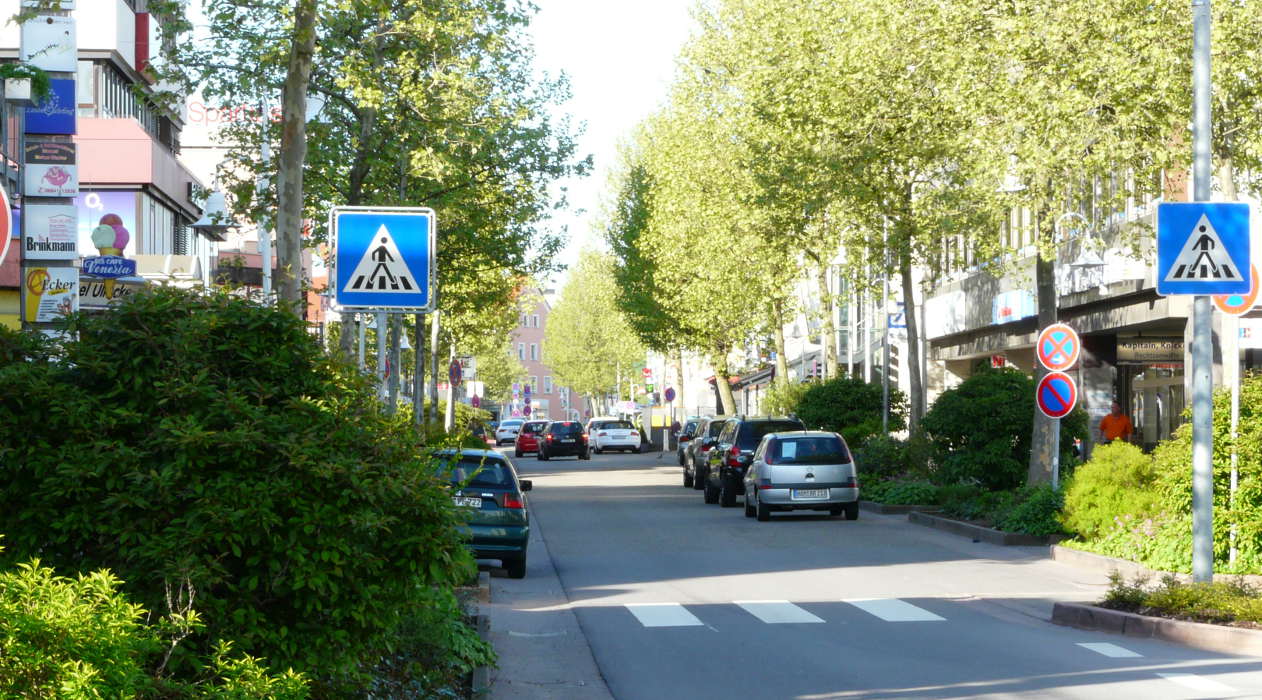 verkehrsberuhigte Talstraße Homburg