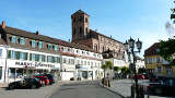 Der historische Marktplatz Homburg von Osten aus