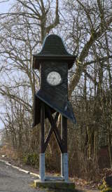 Uhr auf dem Hüttenareal Neunkirchen