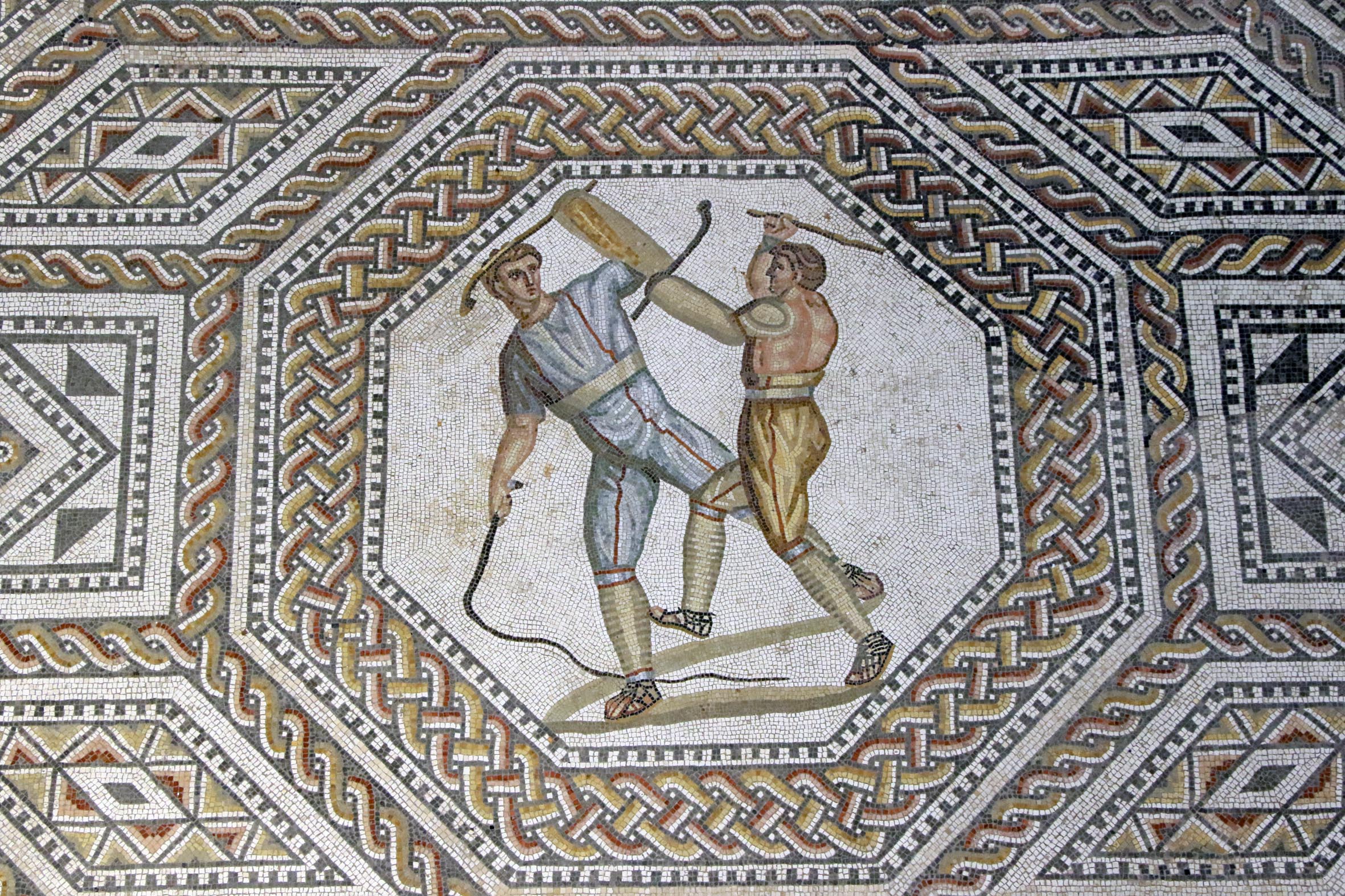 Mosaik in der römischen Villa Nennig