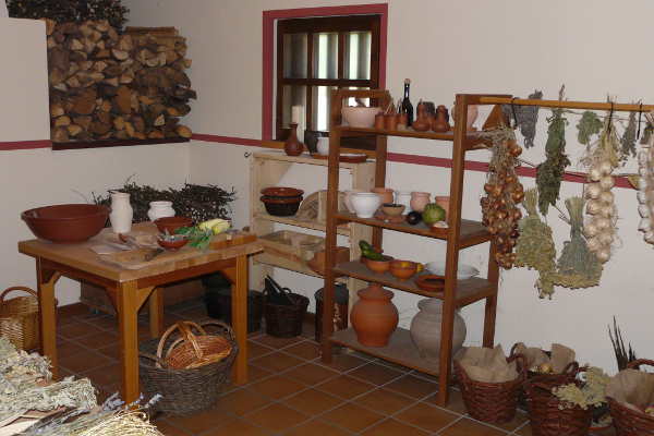 Römische Küche im Museum Villa Borg