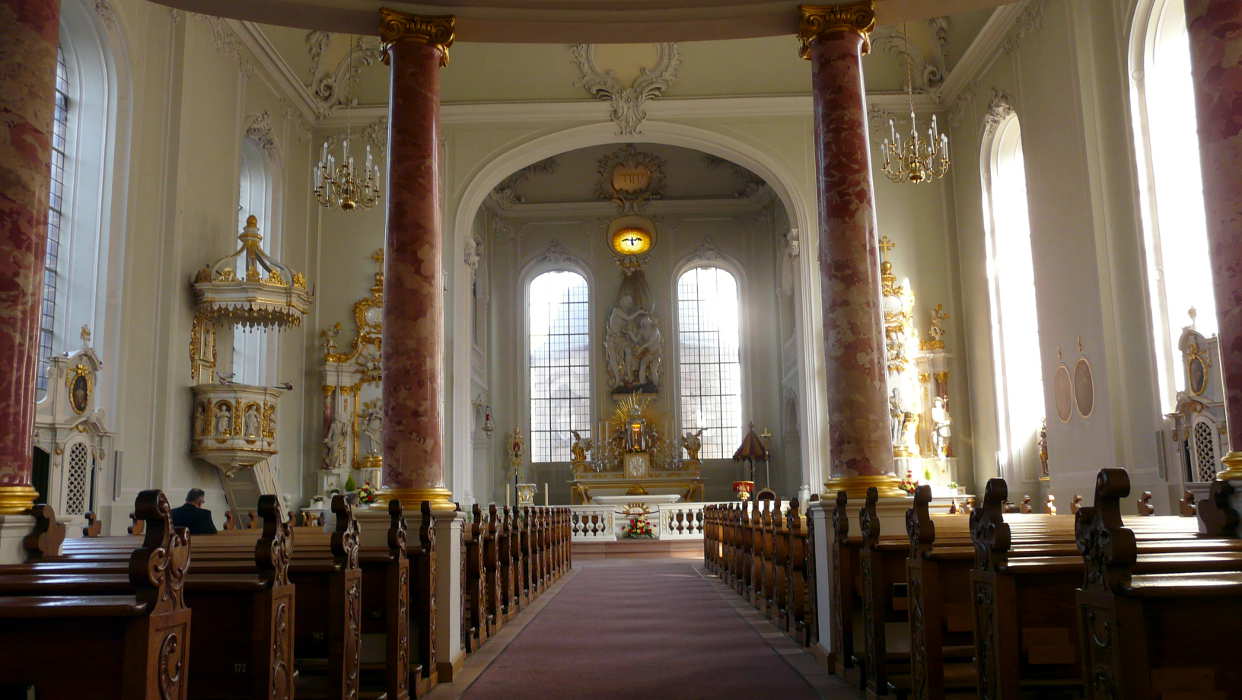 Basilika Sankt Johann Saarbrücken - Der Innenraum