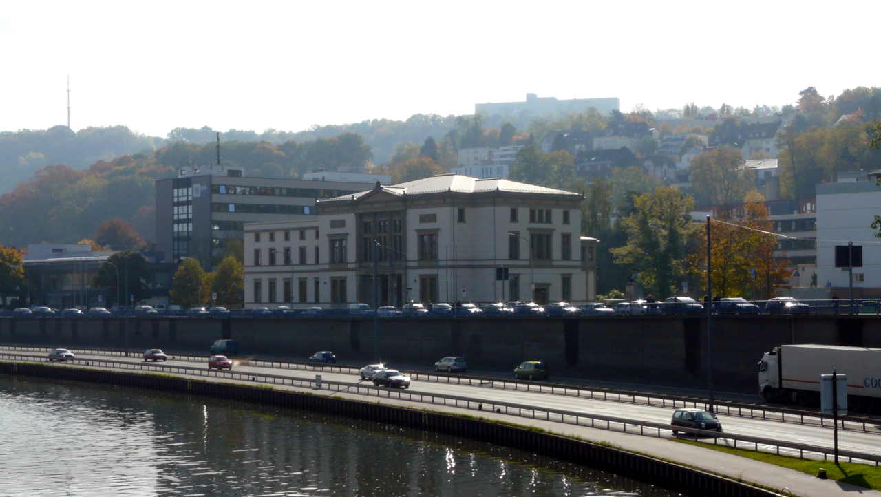 Das Gebäude des Saarländischen Landtags