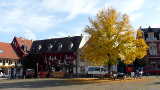 Idyllischer Marktplatz des Stadtteils Sankt Arnual