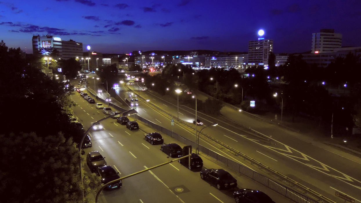 Saarbrücken bei Nacht