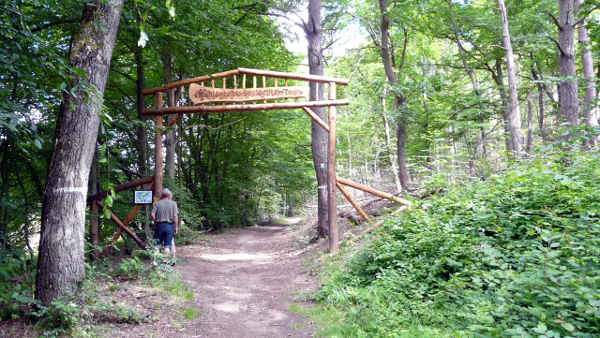 Wandern Start der Mühlenbach Schluchten Tour