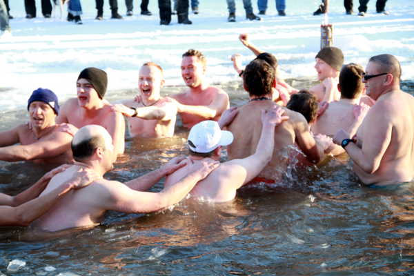 Eisschwimmen im Saarland