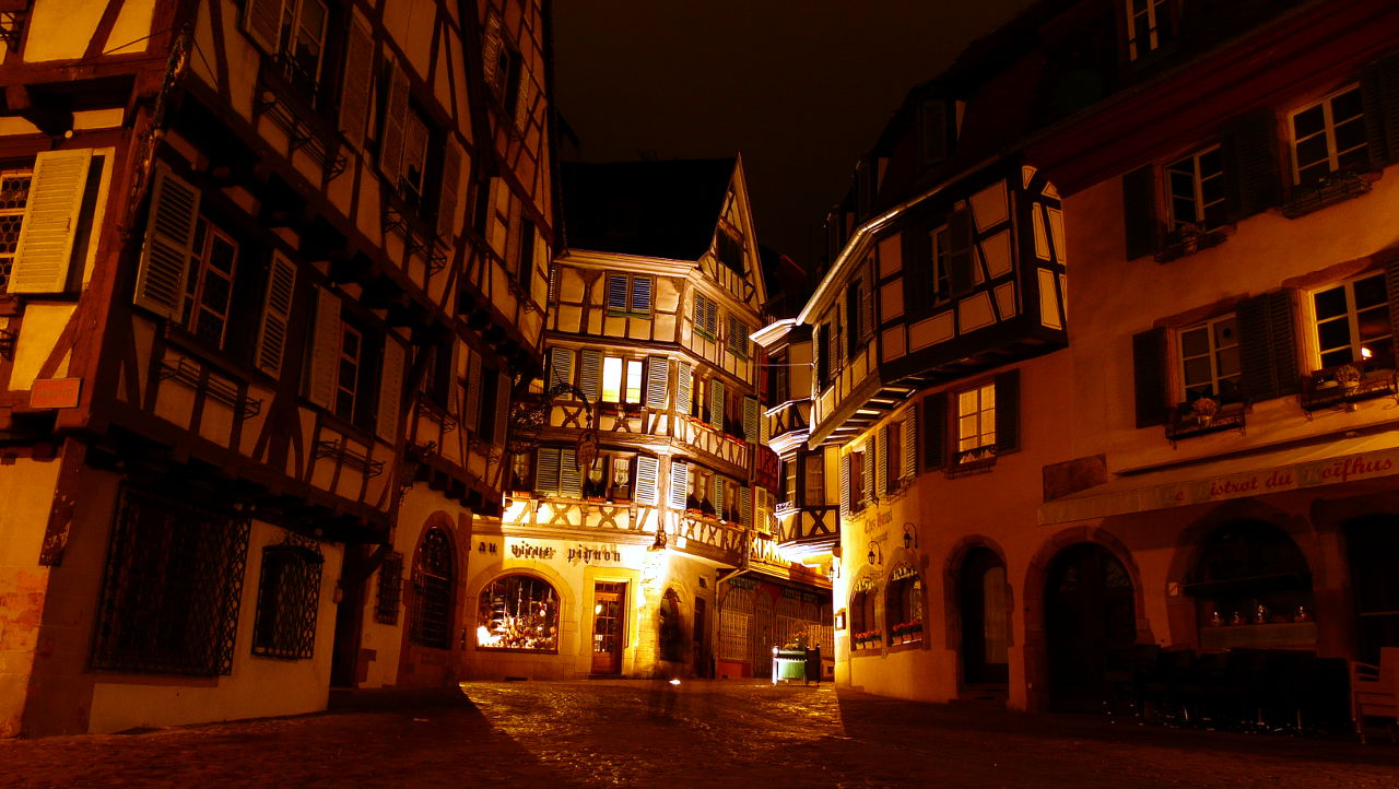 Colmar bei Nacht