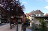 Boot Fahren im Fischerviertel Colmar