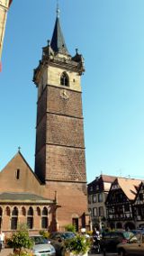 Rathaus Obernai Westansicht