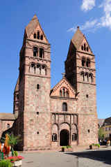 Église Sainte-Foy Sélestat: Doppelturmfassade