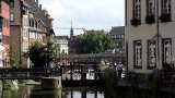 Schleuse in der Altstadt Straßburgs - Petite France