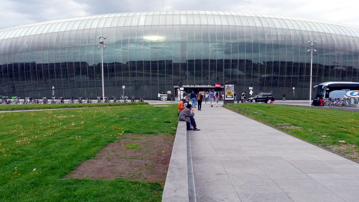 Ultramodern: Der Bahnhof von Straßburg