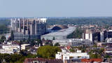 Das Europaparlament in Straßburg - das ARTE Haus vorne rechts