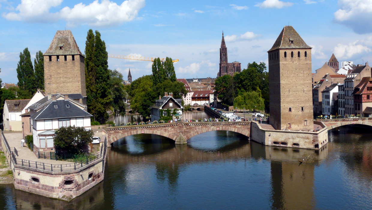 die gedeckten Brücken und das Münster