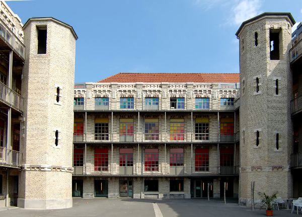 Hof des Spitzenmuseums Calais