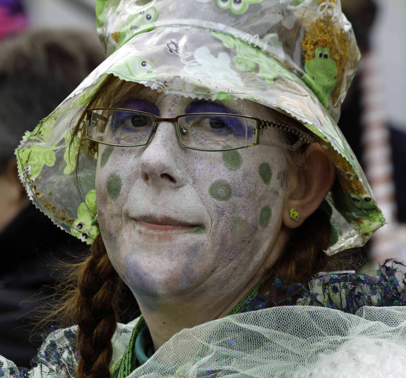 Typisches Kostüm zum Karneval in Malo Les Bains