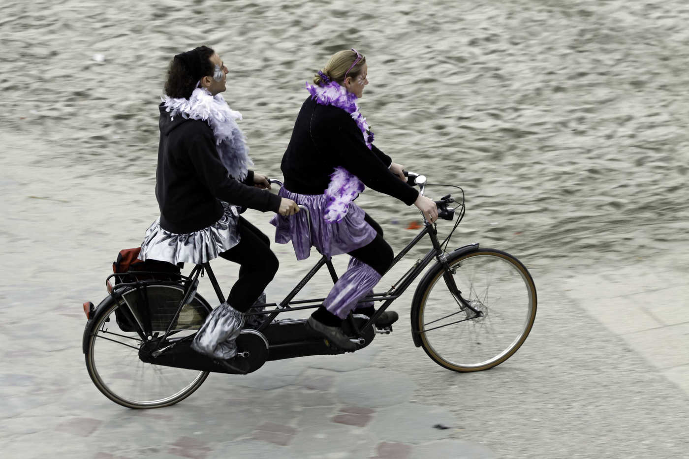 Mit dem Tandem zum Karneval