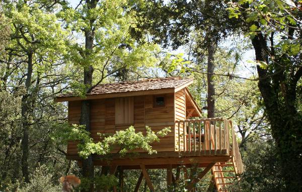 Baumhütte im Luberon